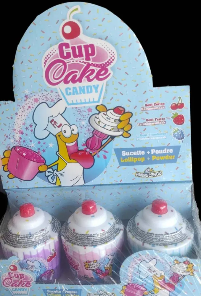Funny candy cup cake candy