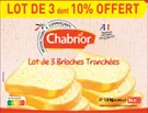 Brioche tranchée chabrior 500g / 700g / 1500g