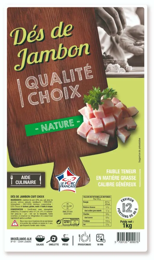 Dés de jambon