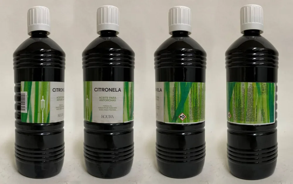 Huile pour torche anti-moustiques