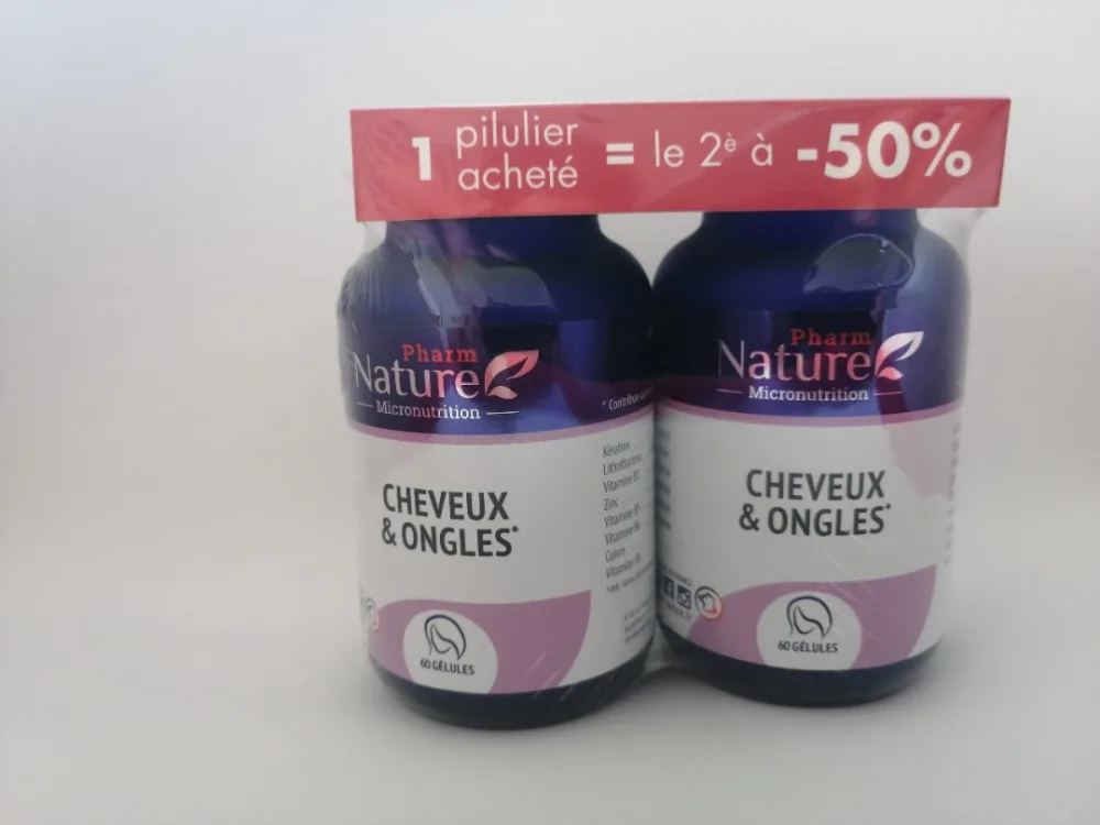 Complément aliimentaire cheveux et ongles