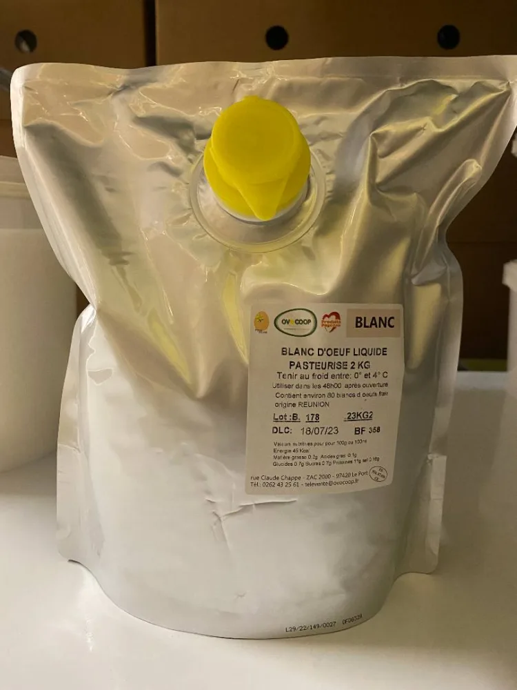 Blanc d'oeuf liquide pasteurisé