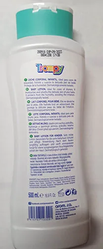 Baby lotion