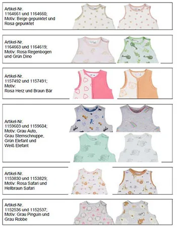Baby sleep bags