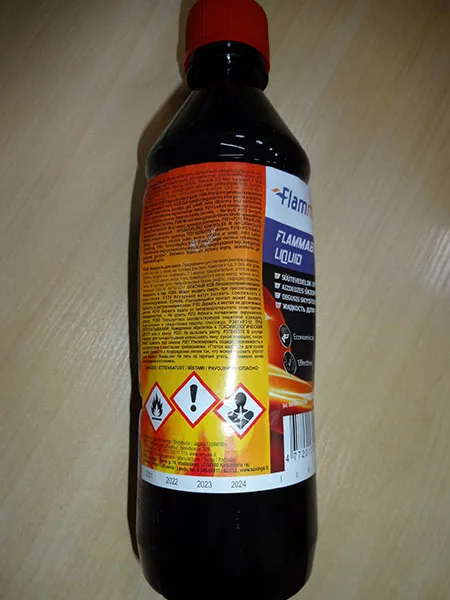 Liquid fire starter