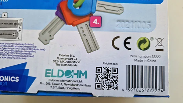 Toy car keys