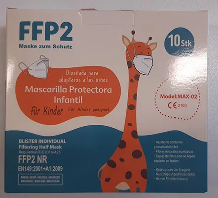 Children's particle filter mask