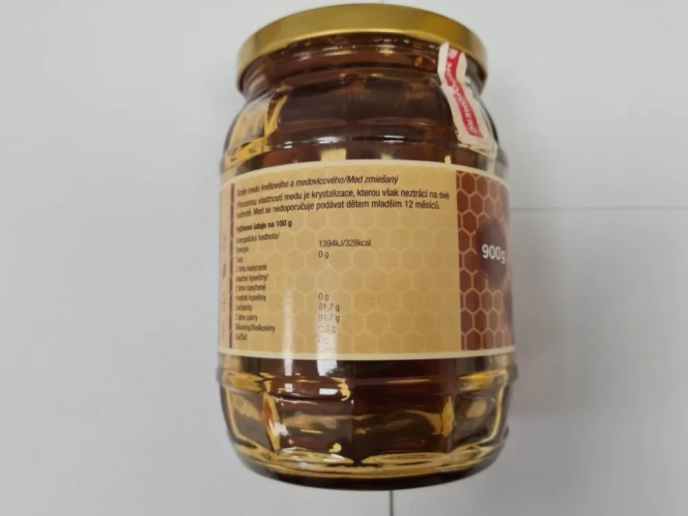 Nevyhovujúci výrobok Med lesný, Medokomerc s.r.o. ČR