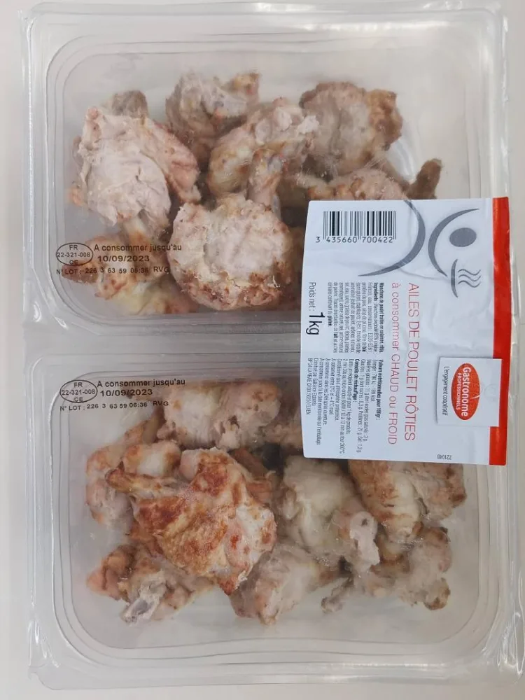 Ailes de poulet roties