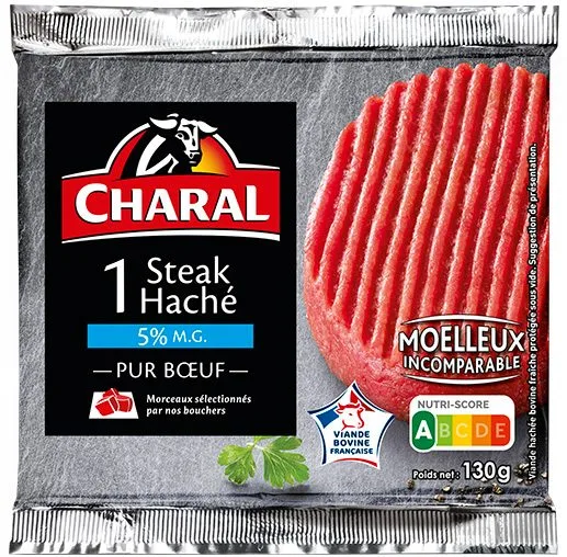 Steaks hachés frais 5% mg