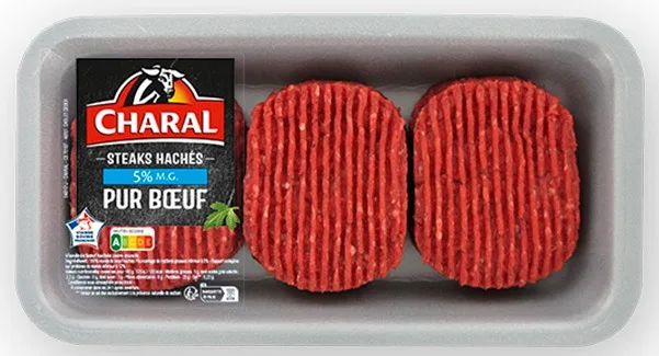 Steaks hachés frais 5% mg