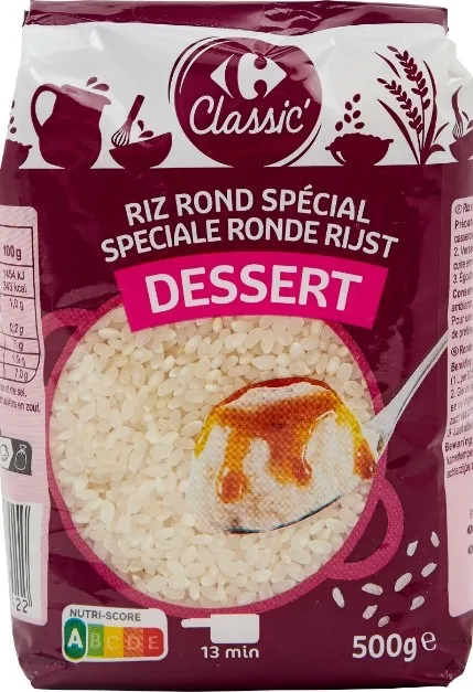 Riz rond special dessert