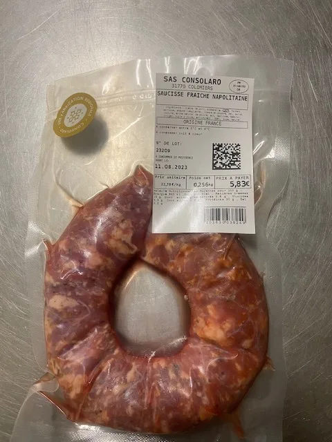 Saucisse fraiche napolitaine
