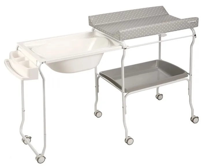 Table à langer avec baignoire extensible liv