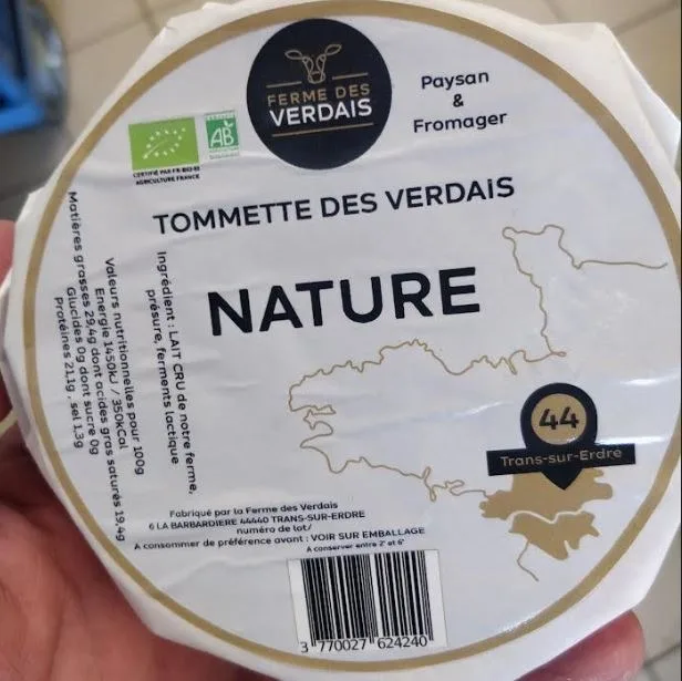 Tomette des verdais