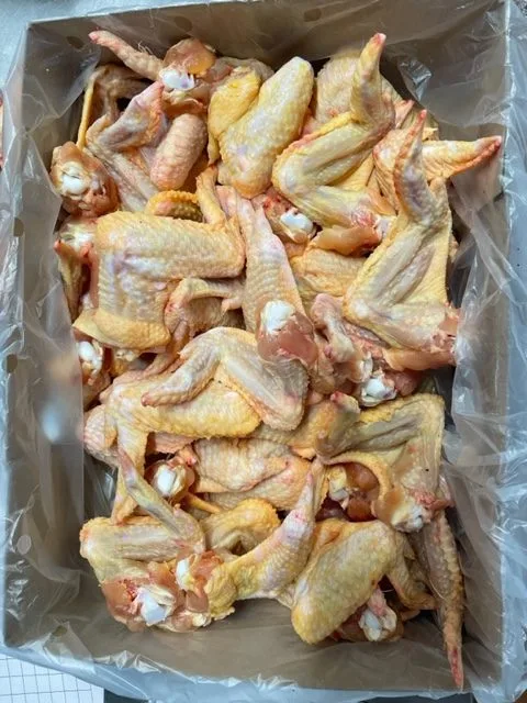 Ailes de poulet jaune halal