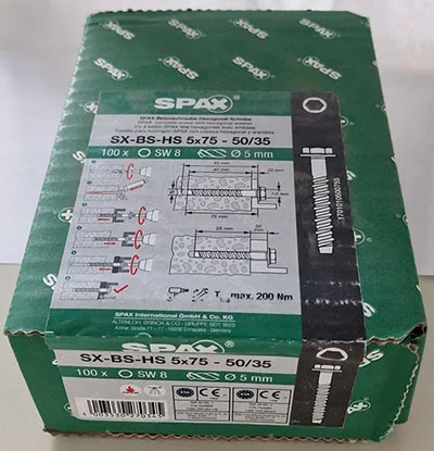 Concrete screw