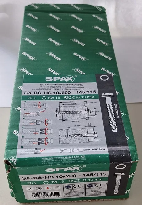 Concrete screw