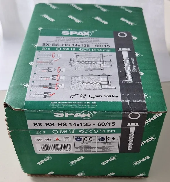 Concrete screw