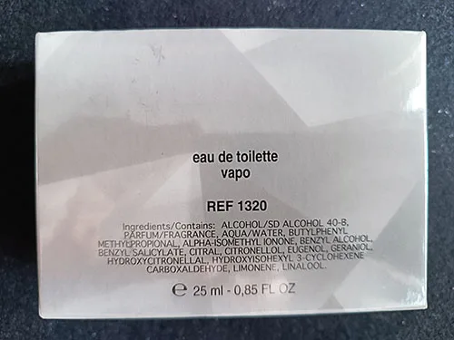 Eau de toilette