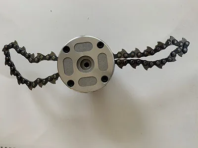 Attachment for brush cutters