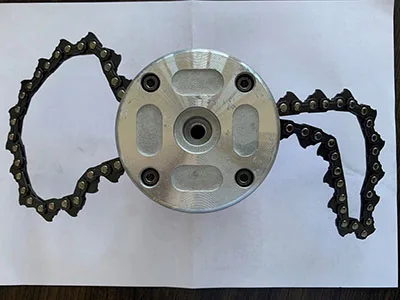 Attachment for brush cutters