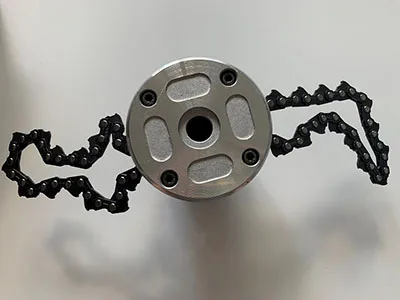 Attachment for brush cutters