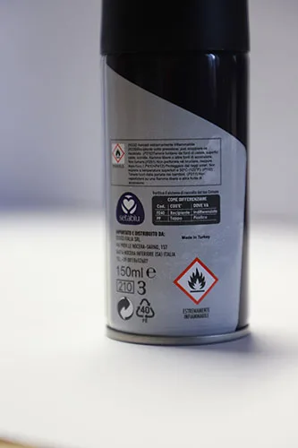 Deodorant spray