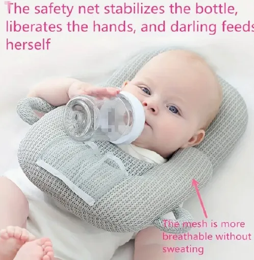 Baby self-feeding pillow
