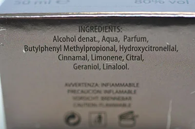 Eau de toilette