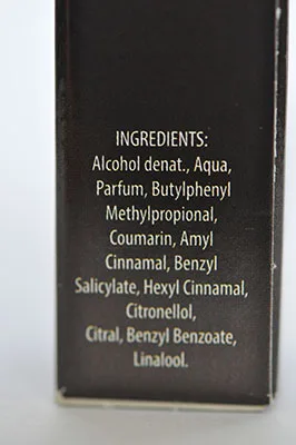 Eau de toilette