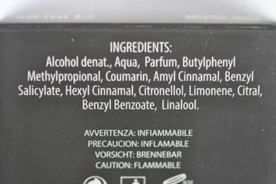 Eau de toilette