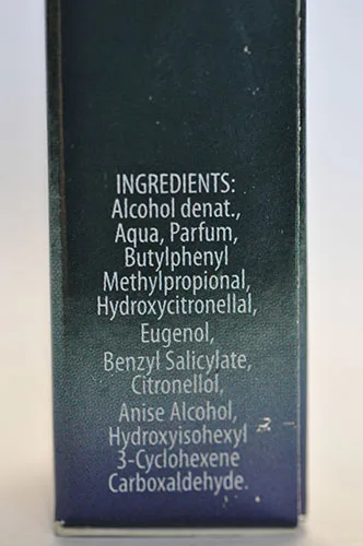 Eau de toilette