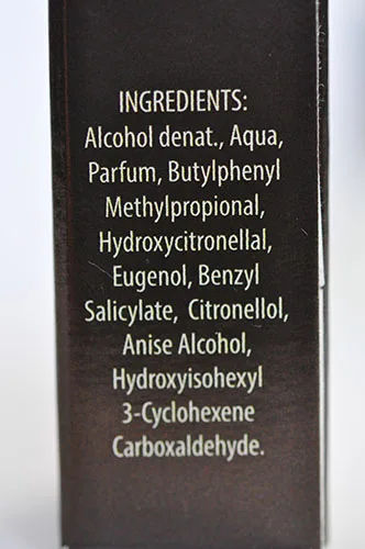 Eau de toilette