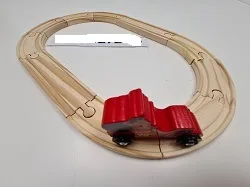 Wooden car track