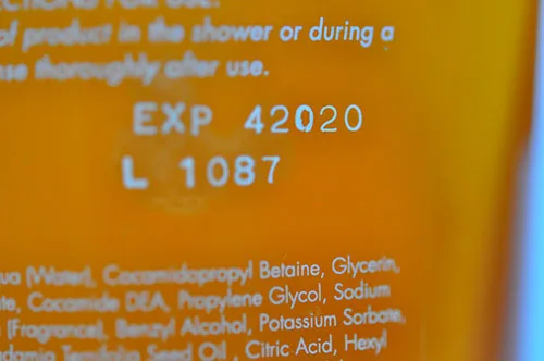 Shower oil