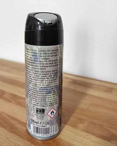 Deodorant spray