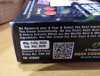 Skin lightening cream