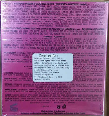 Eau de toilette