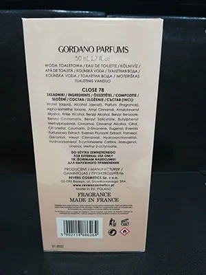 Eau de toilette