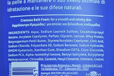 Bath and shower gel