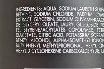 Bath and shower cream
