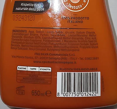 Bath and shower cream