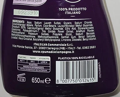 Bath and shower cream