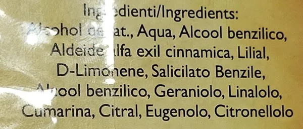 Eau de toilette