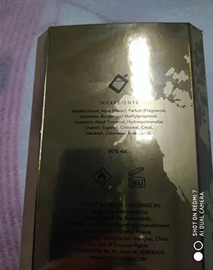 Eau de toilette