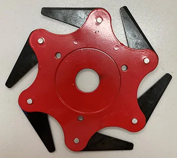 Rotary cutting head with six knifes - brushcutters