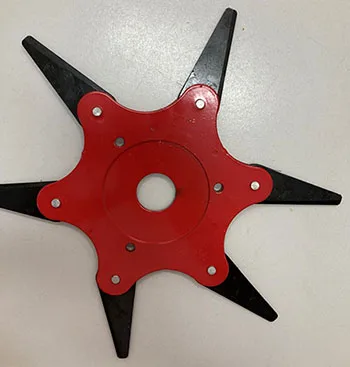 Rotary cutting head with six knifes - brushcutters
