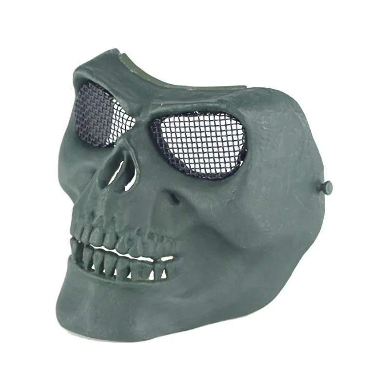Masque skull grillage