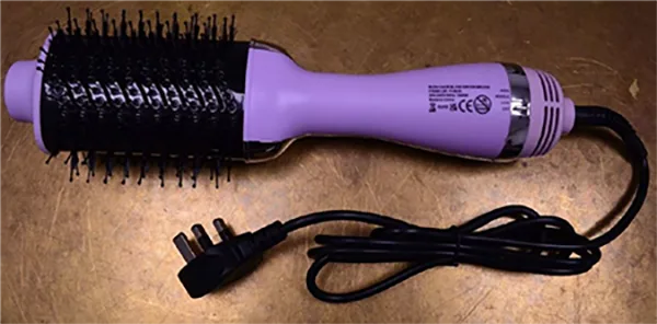 Hair dryer brush